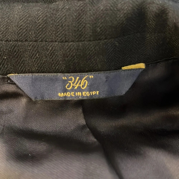 Brooks Brothers | Wool stretch suit jacket/blazer Navy blue Men’s size 39R - Picture 8 of 9